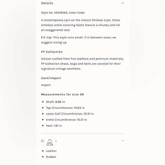 New Free People Brooks Chelsea Boot Size 36 or 6 - Picture 2 of 16